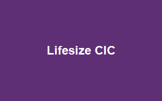 Lifesize CIC